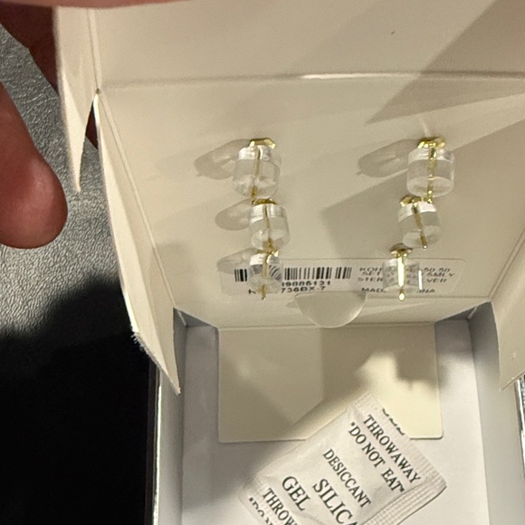 Charming Gold and Silver Bee & Flower Earrings Set - Picture 4 of 6